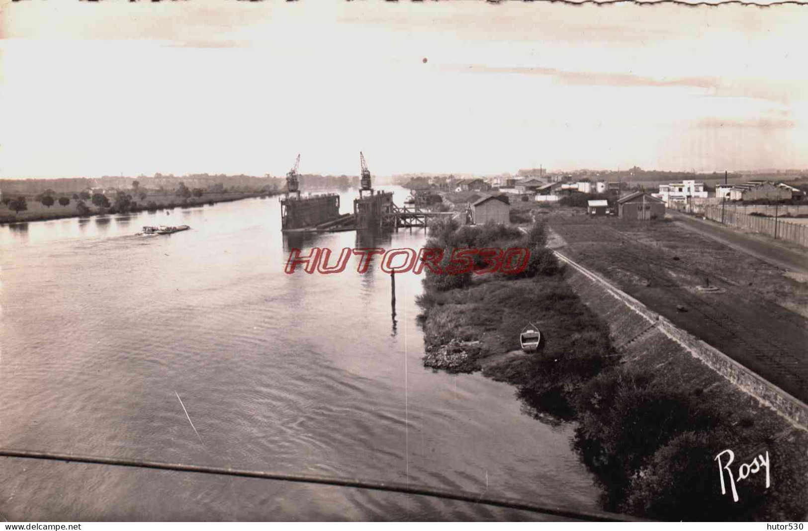 CPSM ROCHE MAURICE - FINISTERE - LE DOCK FLOTTANT - Other & Unclassified