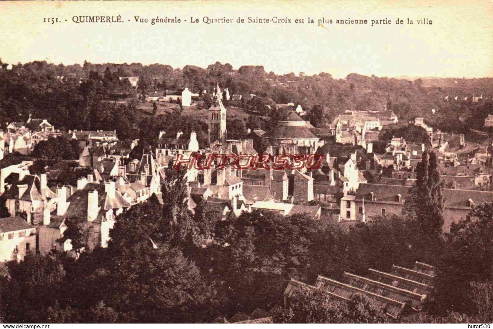 CPA QUIMPERLE - FINISTERE - VUE GENERALE - Quimperlé
