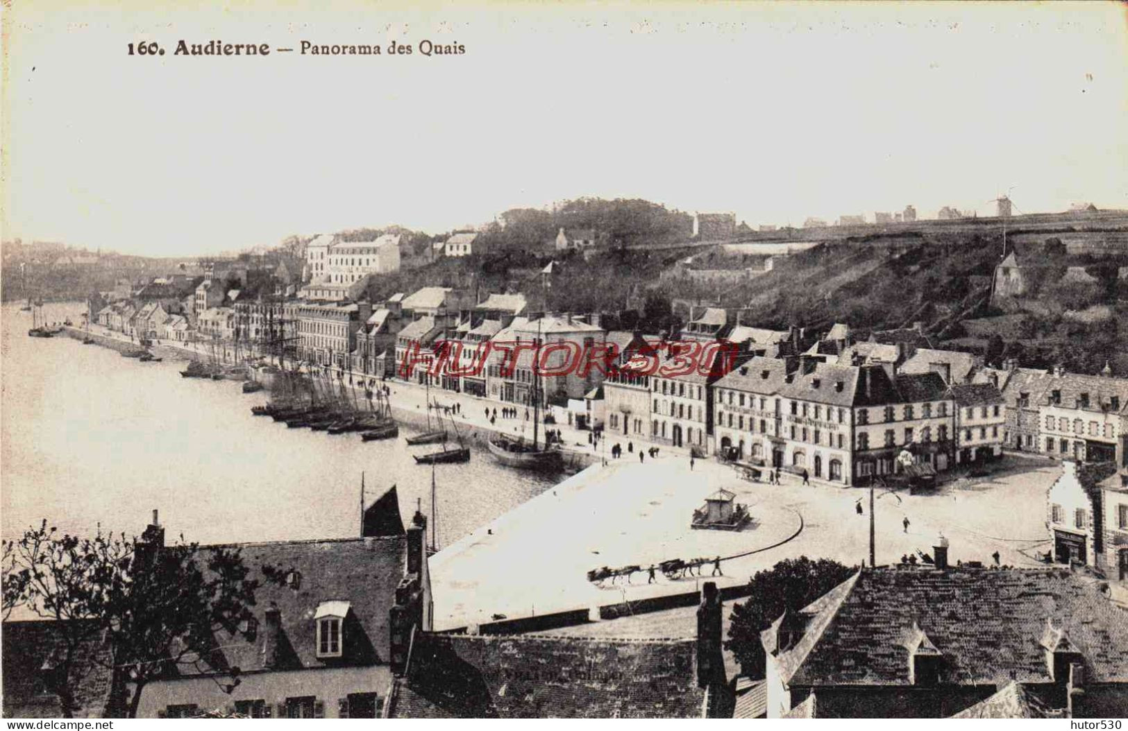 CPA AUDIERNE - FINISTERE - LES QUAIS - Audierne