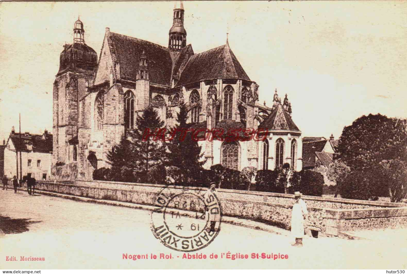 CPA NOGENT LE ROI - EURE ET LOIR - L'EGLISE SAINT SULPICE - Nogent Le Roi