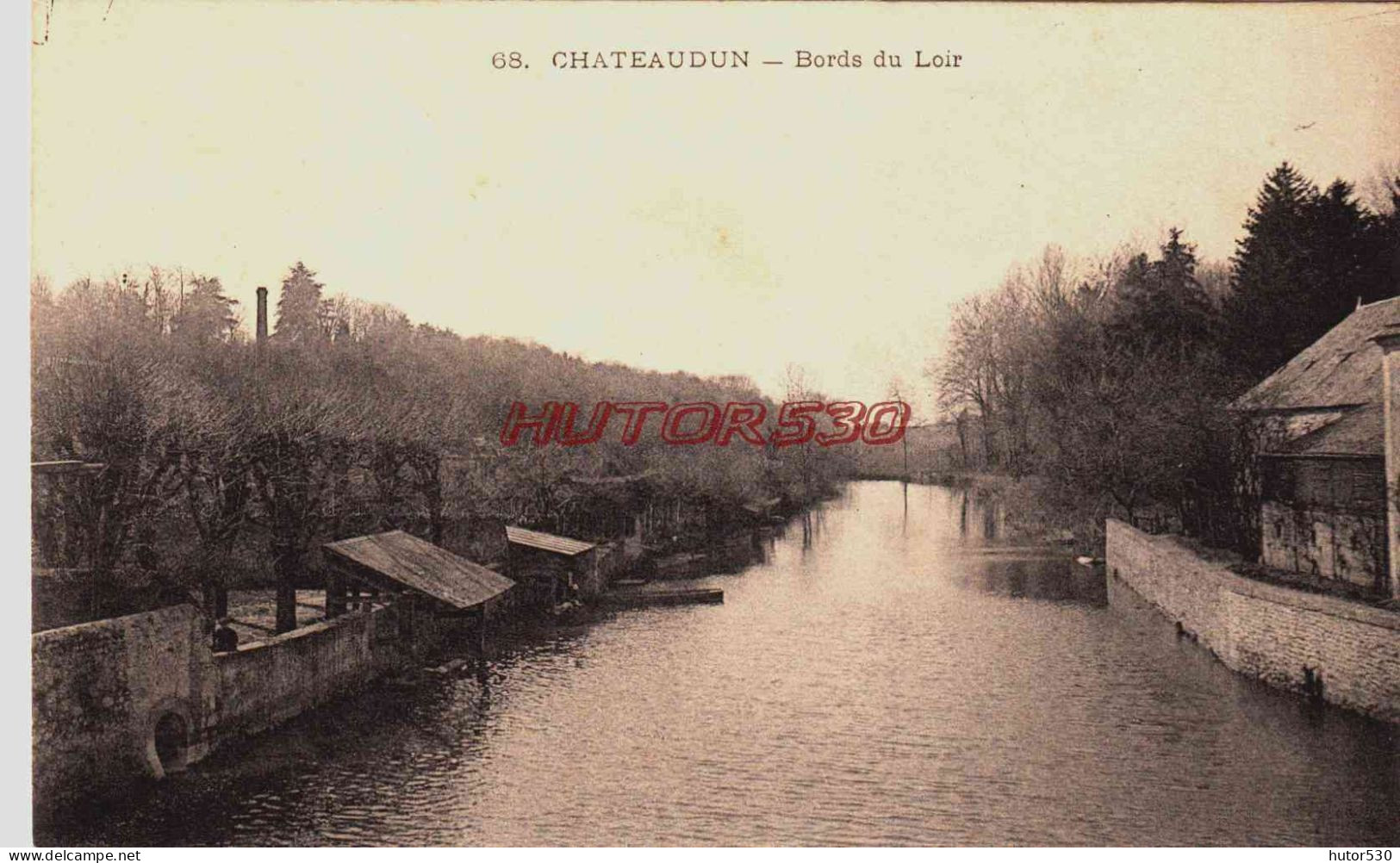 CPA CHATEAUDUN - EURE ET LOIR - BORDS DU LOIR - Chateaudun