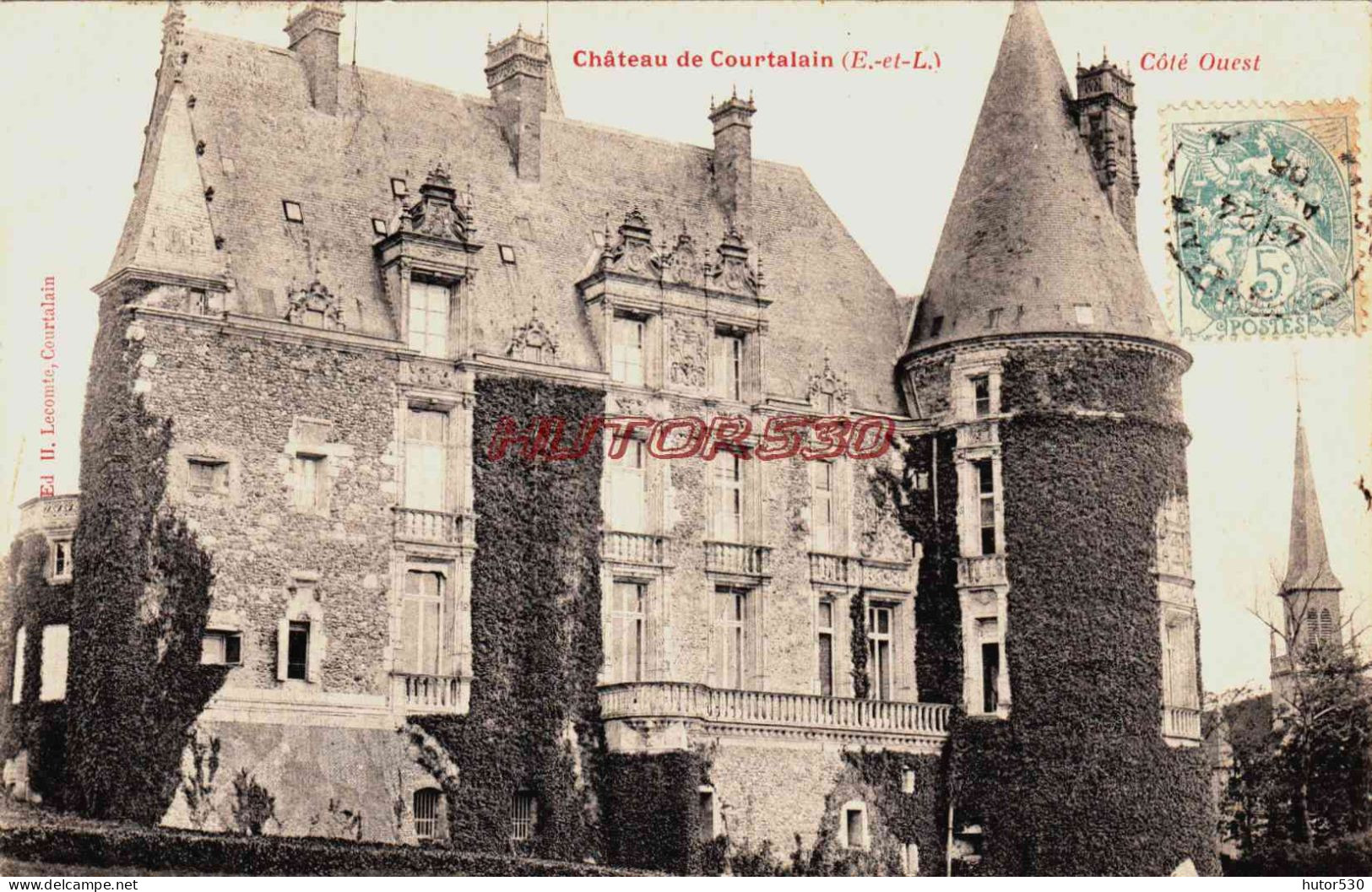 CPA COURTALAIN - EURE ET LOIR - LE CHATEAU - Autres & Non Classés