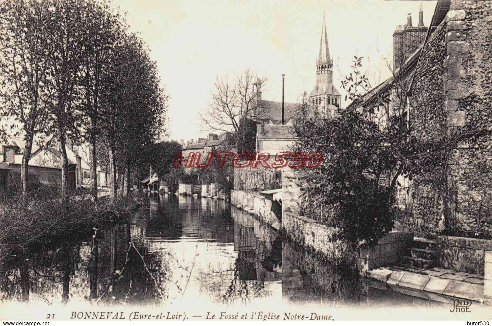 CPA BONNEVAL - EURE ET LOIR - LE FOSSE - Bonneval