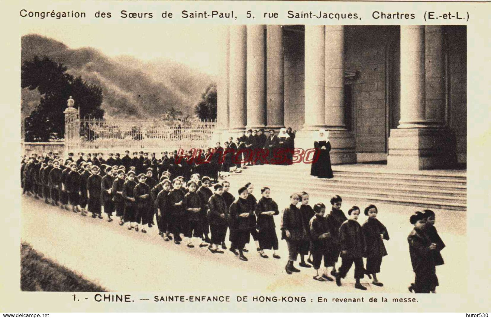 CPA CHARTRES - EURE ET LOIR - CONGREGATION DES SŒURS DE ST PAUL - CHINE - Chartres
