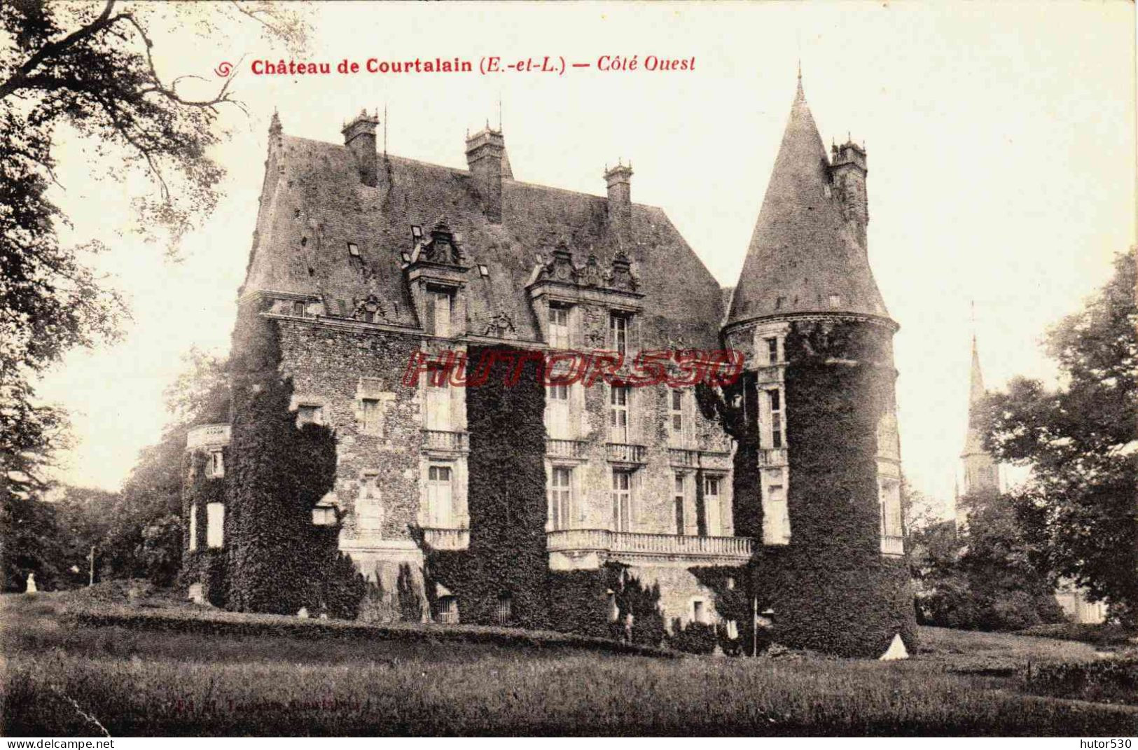 CPA COURTALAIN - EURE ET LOIR - LE CHATEAU - Autres & Non Classés