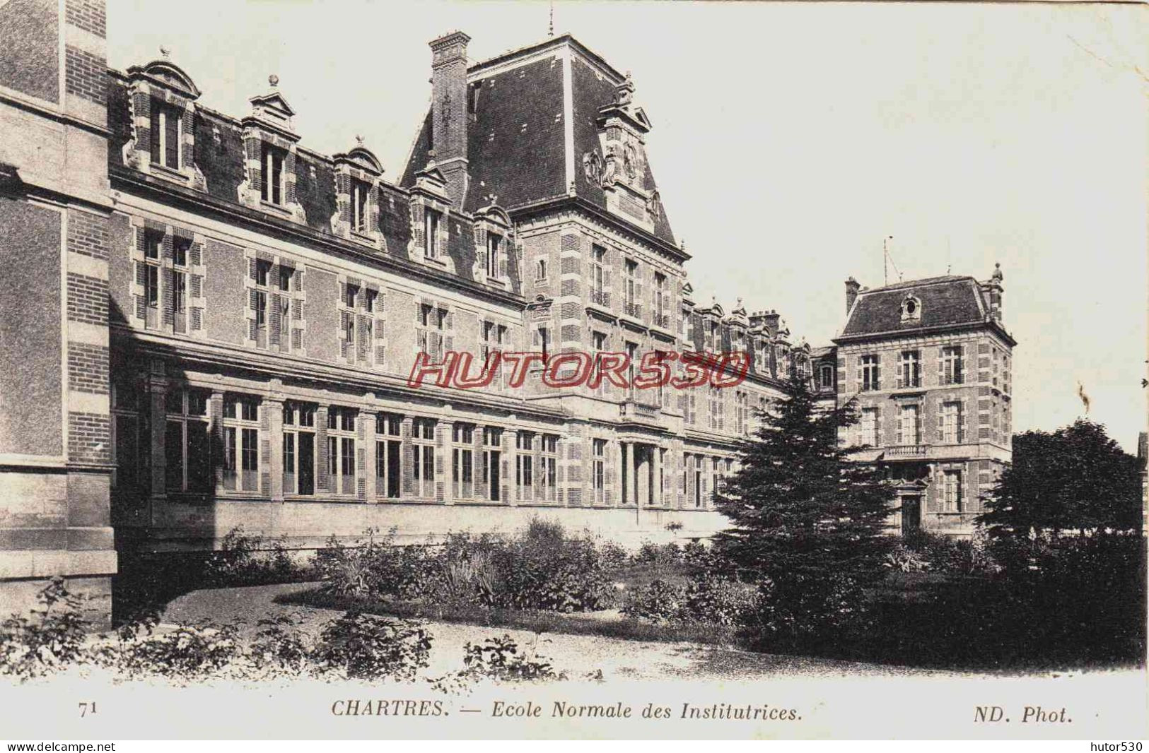CPA CHARTRES - EURE ET LOIR - ECOLE NORMALE DES INSTITUTRICES - Chartres