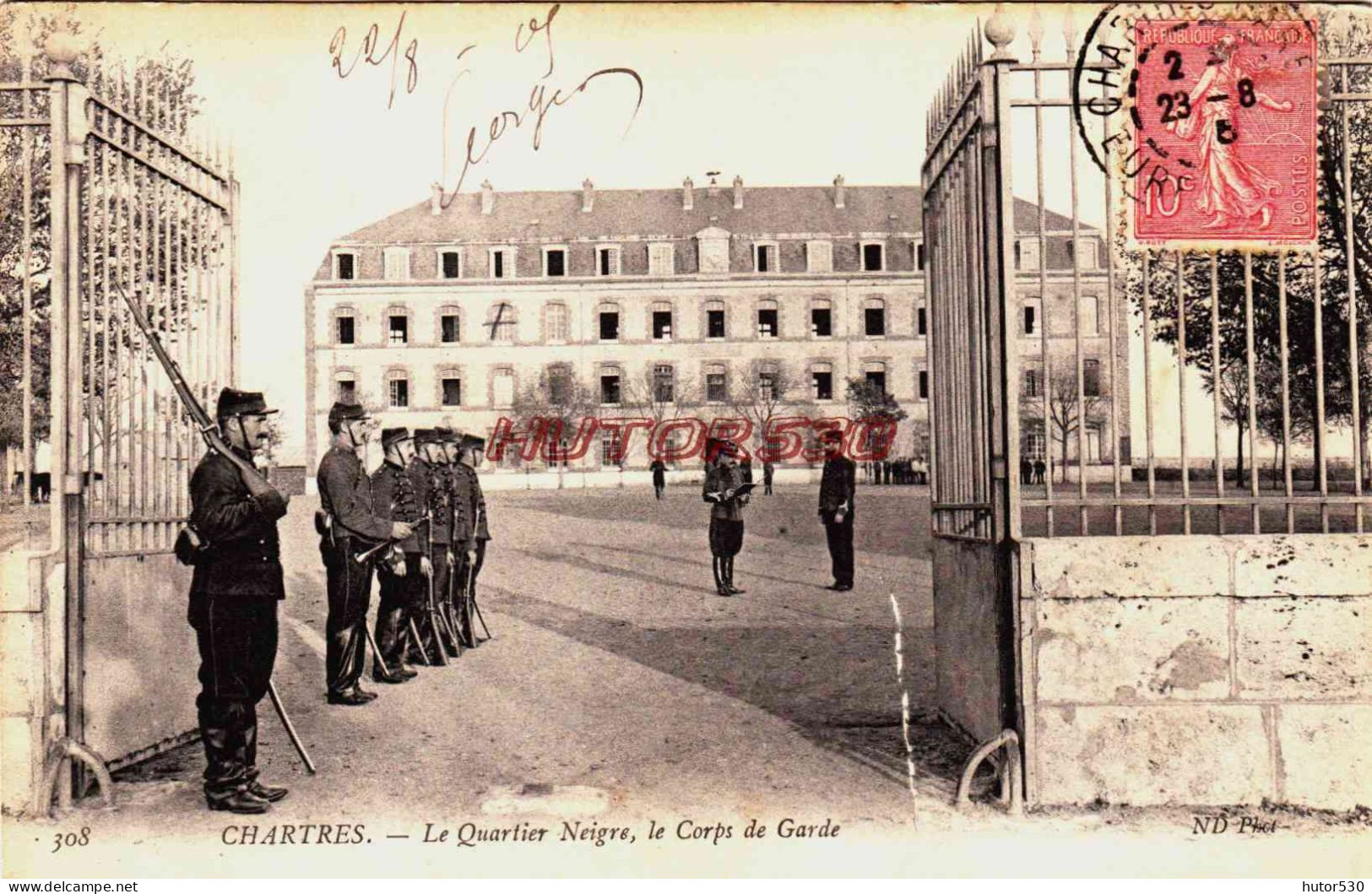 CPA CHARTRES - EURE ET LOIR - LE QUARTIER NEIGRE - LE CORPS DE GARDE - Chartres