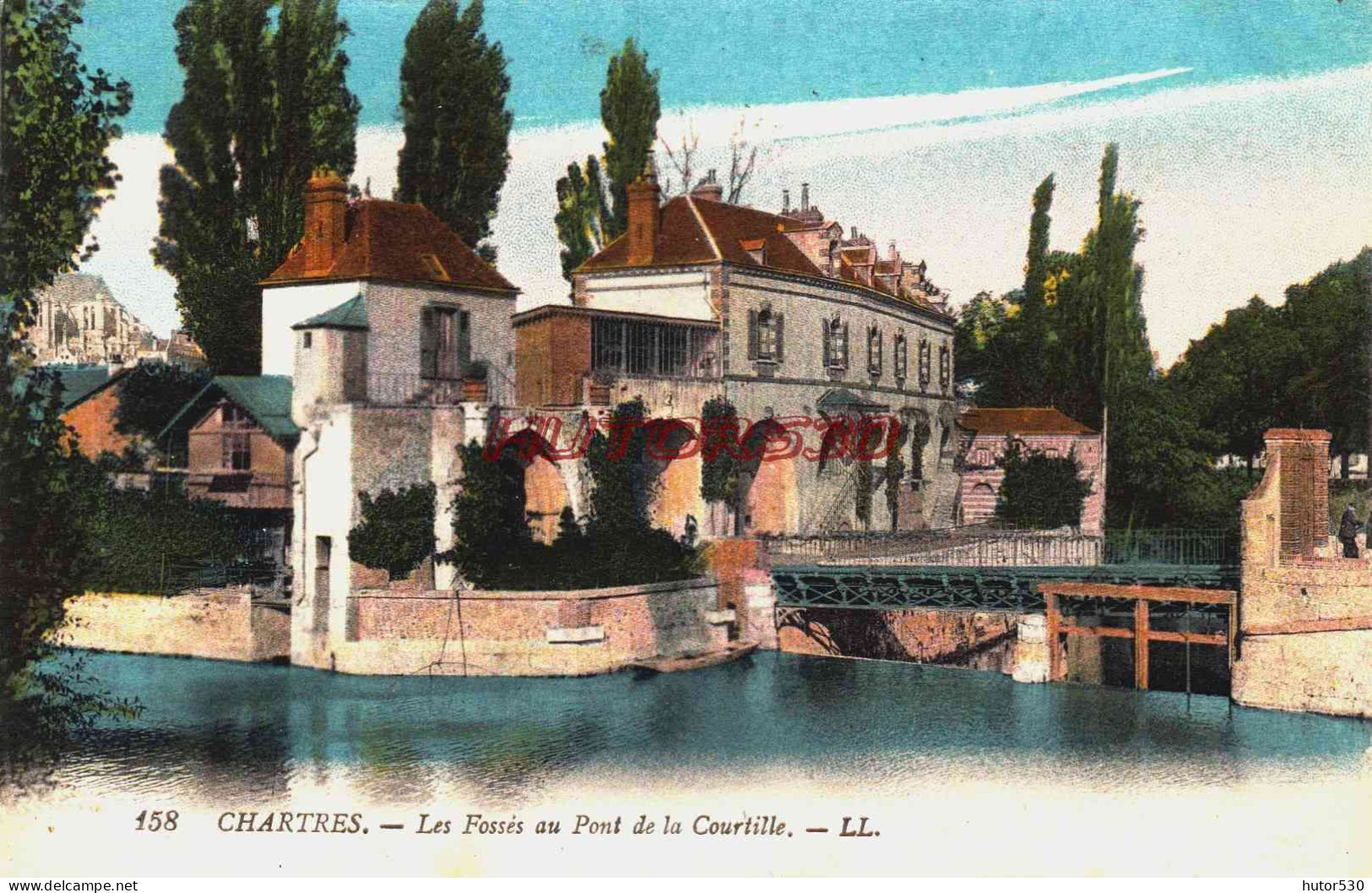CPA CHARTRES - EURE ET LOIR - PONT DE LA COURTILLE - Chartres