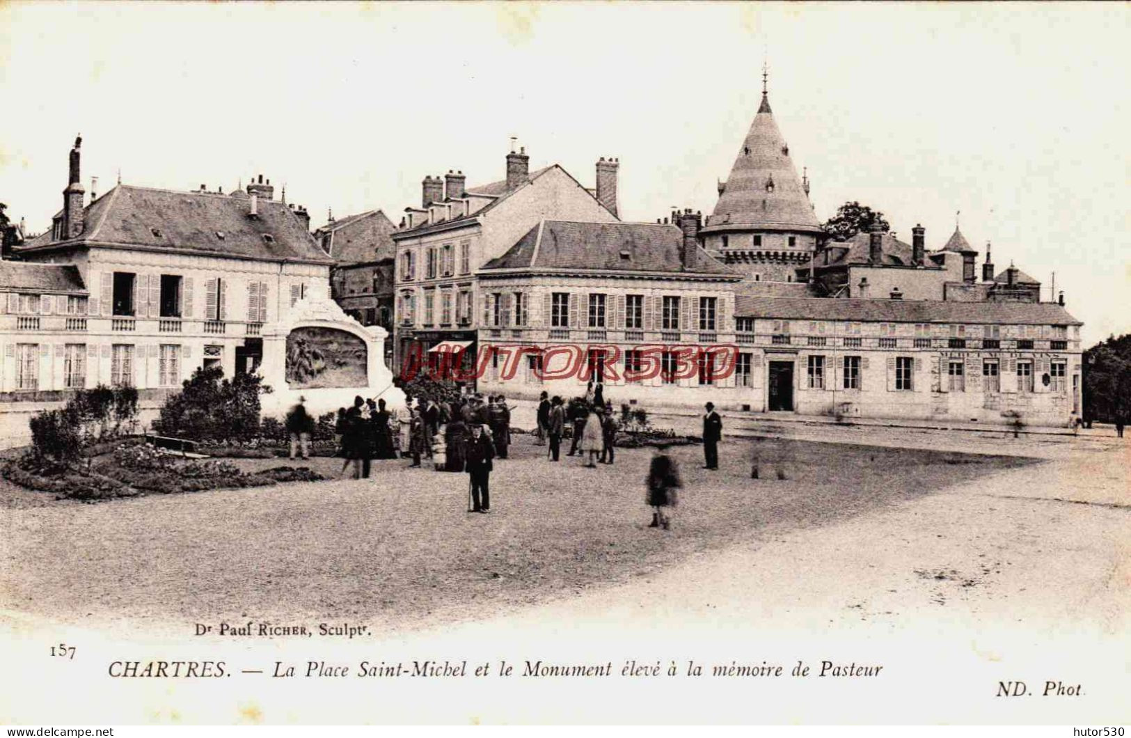 CPA CHARTRES - EURE ET LOIR - LEA PLACE SAINT MICHEL - Chartres