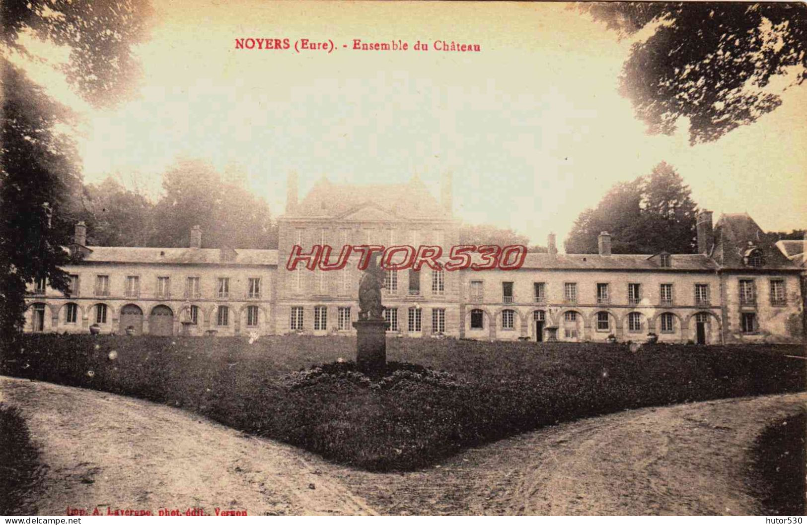 CPA NOYERS - EURE - LE CHATEAU - Sonstige & Ohne Zuordnung
