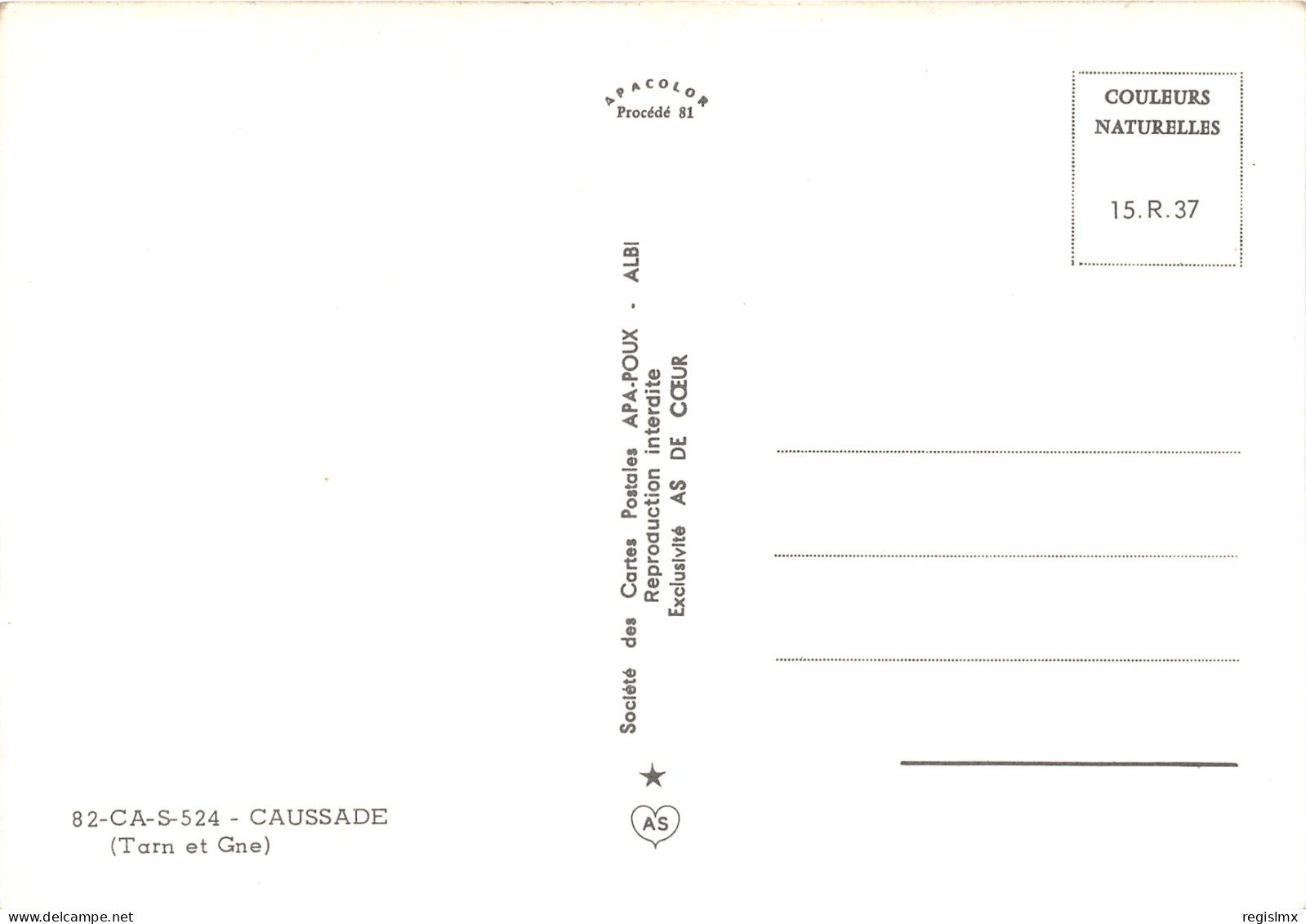 82-CAUSSADE-N°1030-B/0339 - Caussade