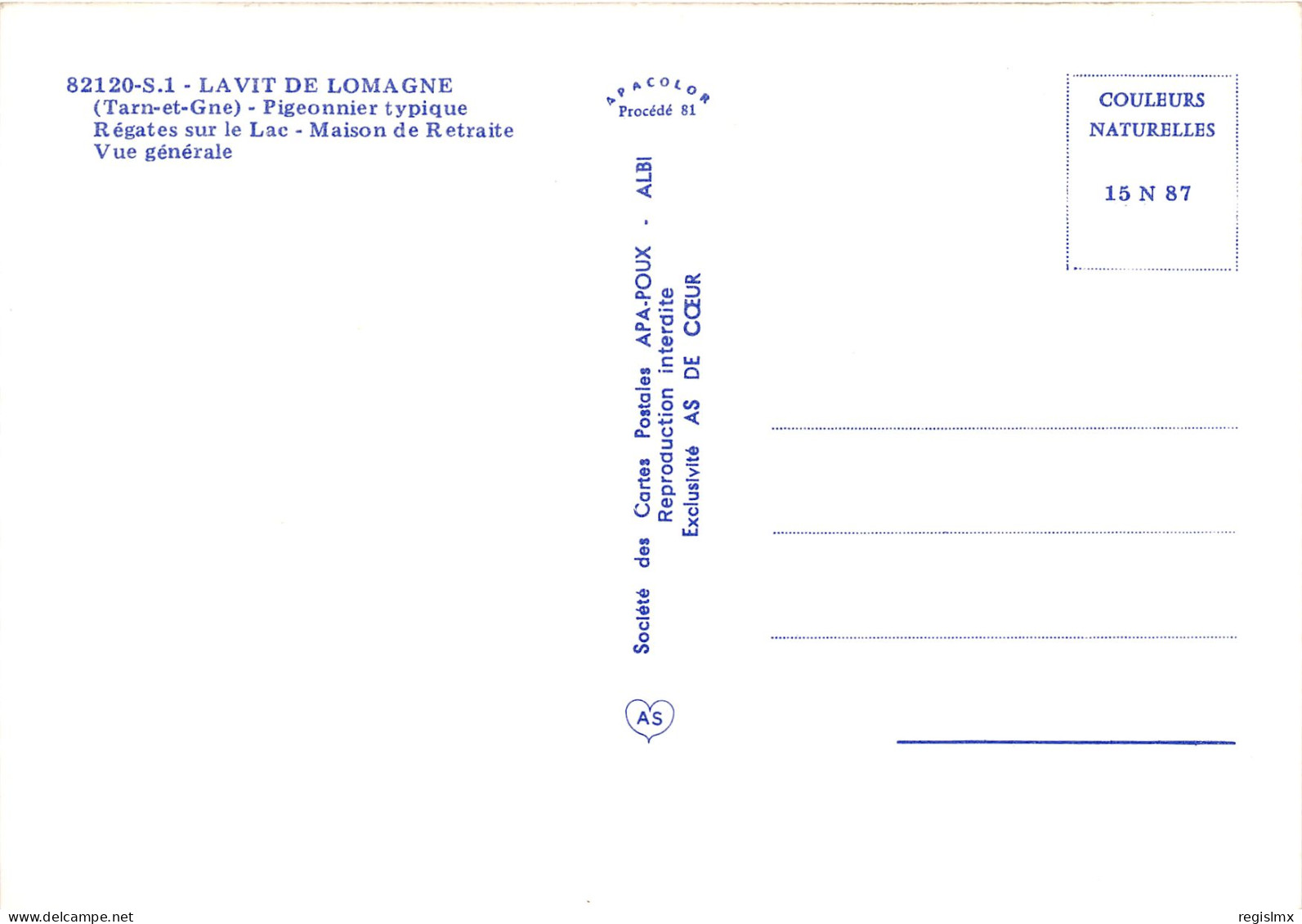 82-LAVIT DE LOMAGNE-N°1030-B/0277 - Lavit