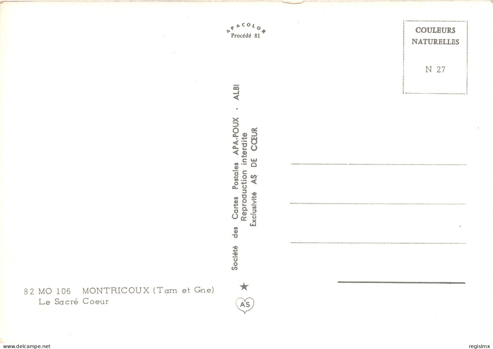 82-MONTRICOUX-N°1030-B/0231 - Other & Unclassified