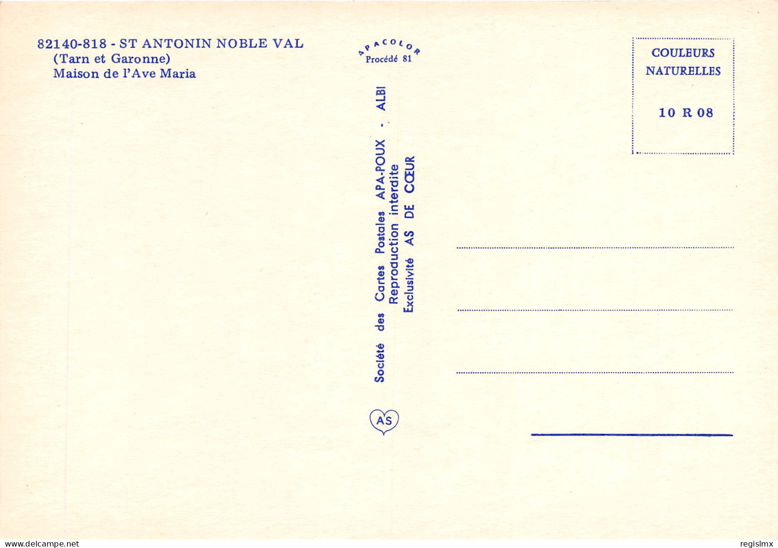 82-SAINT ANTONIN NOBLE VAL-N°1030-B/0199 - Saint Antonin Noble Val