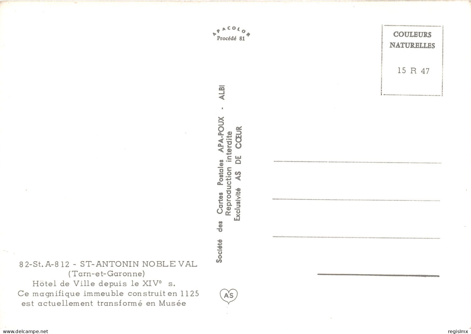 82-SAINT ANTONIN NOBLE VAL-N°1030-B/0193 - Saint Antonin Noble Val
