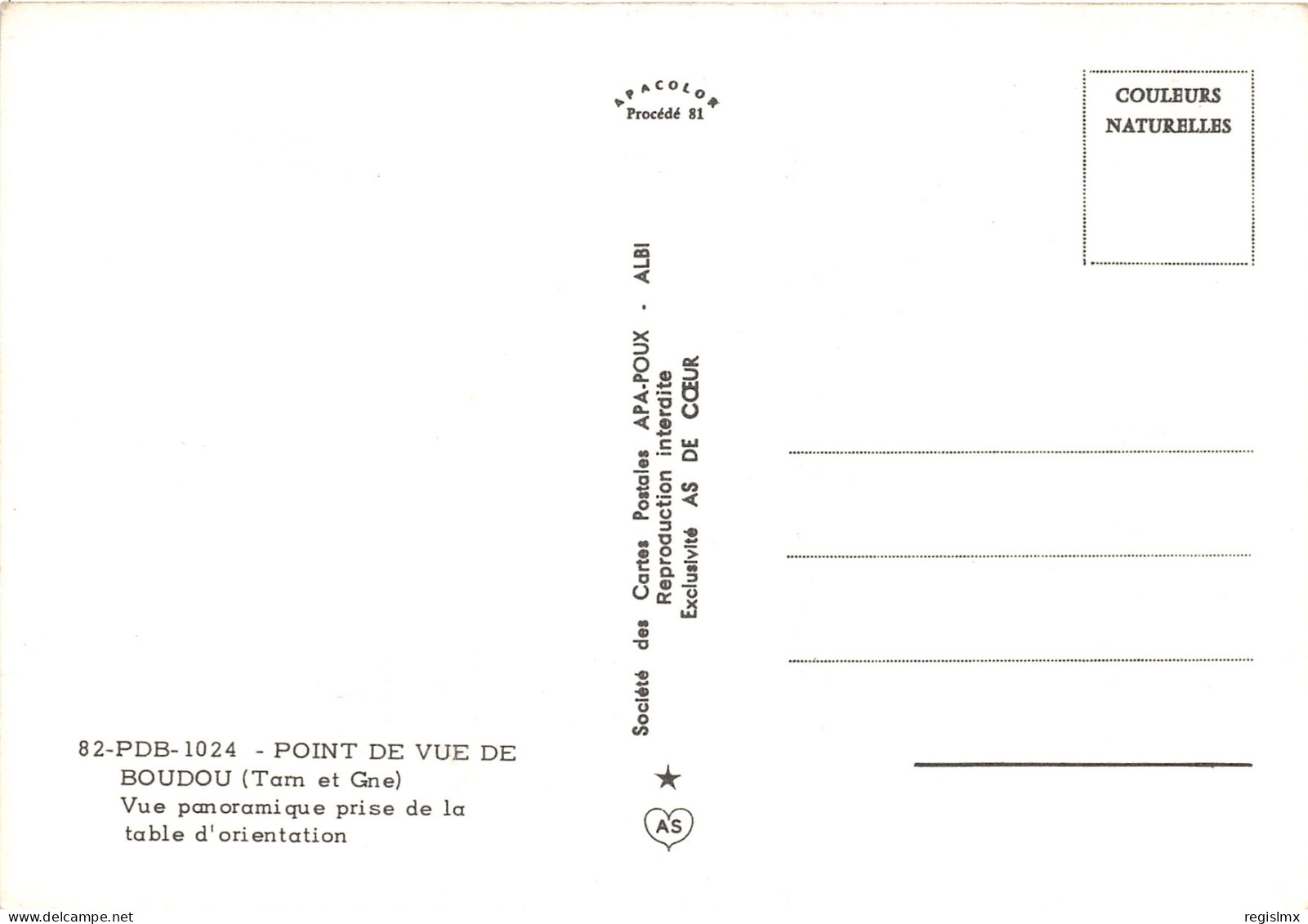 82-BOUDOU-N°1030-B/0047 - Other & Unclassified