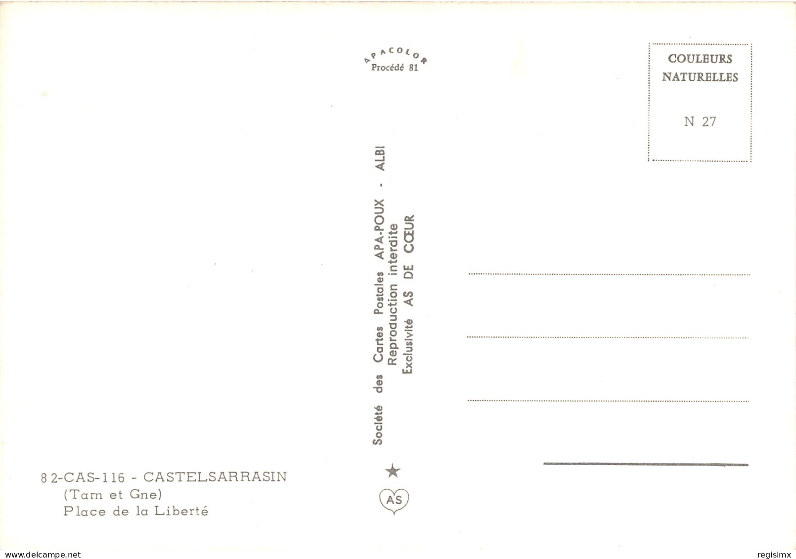 82-CASTELSARRASIN-N°1030-B/0037 - Castelsarrasin