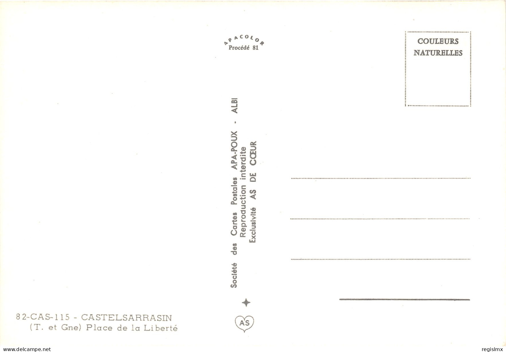 82-CASTELSARRASIN-N°1030-B/0033 - Castelsarrasin
