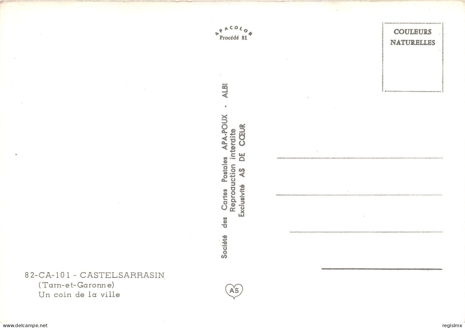 82-CASTELSARRASIN-N°1030-B/0039 - Castelsarrasin