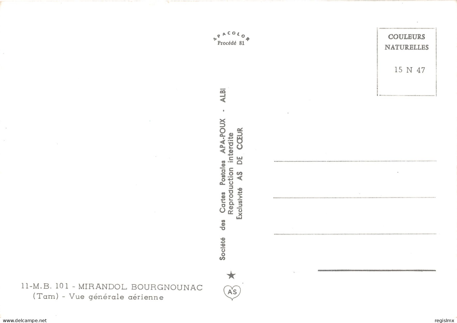 81-MIRANDOL BOURGNOUNAC-N°1030-A/0381 - Sonstige & Ohne Zuordnung