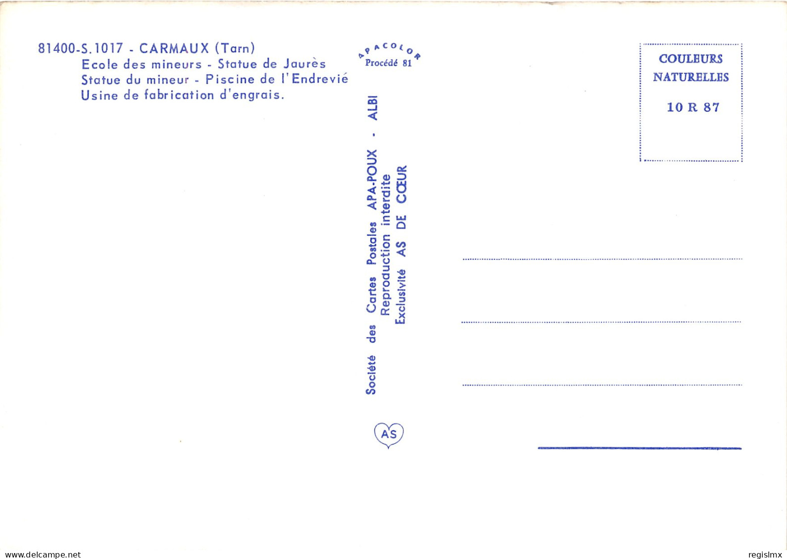 81-CARMAUX-N°1030-A/0225 - Carmaux