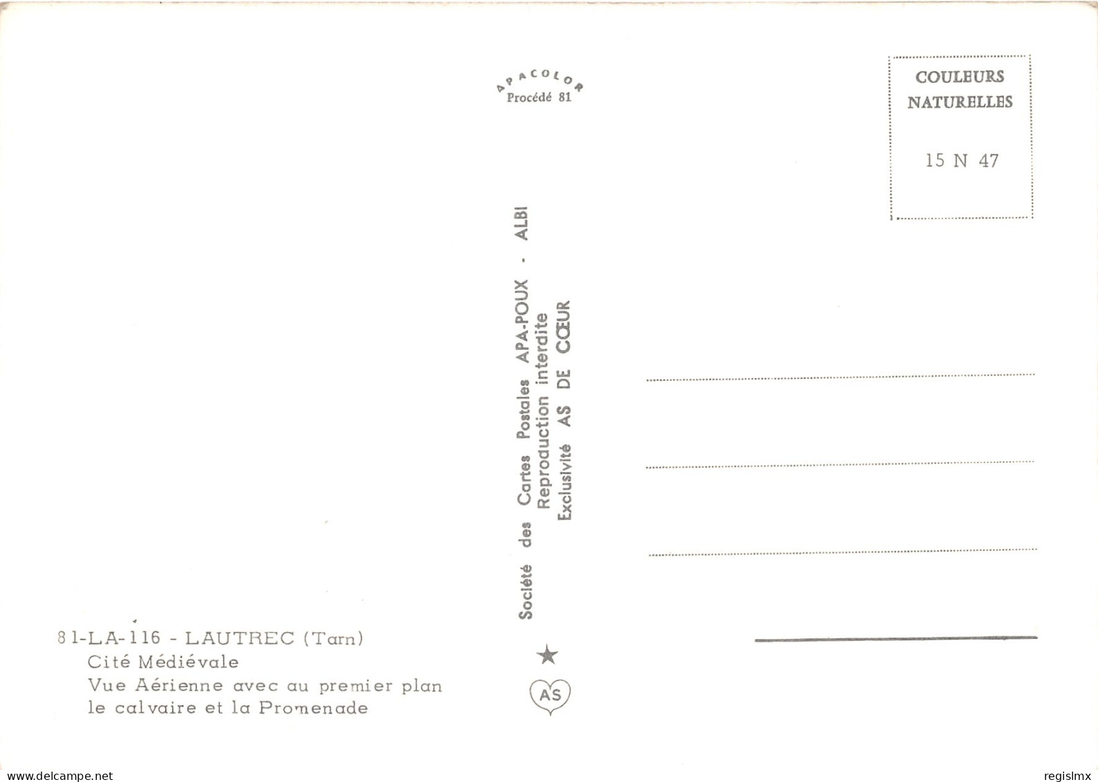 81-LAUTREC-N°1030-A/0191 - Lautrec