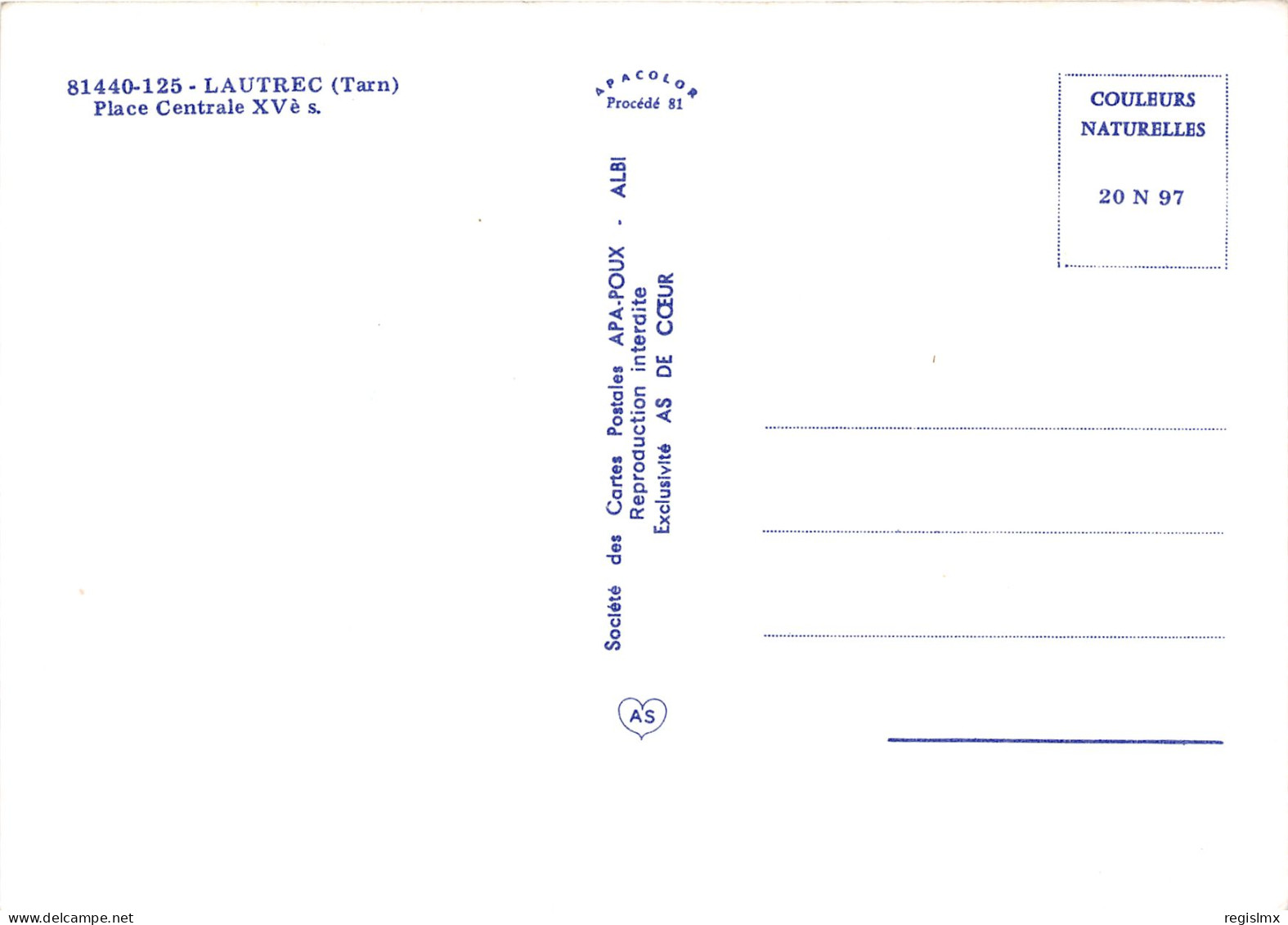81-LAUTREC-N°1030-A/0181 - Lautrec