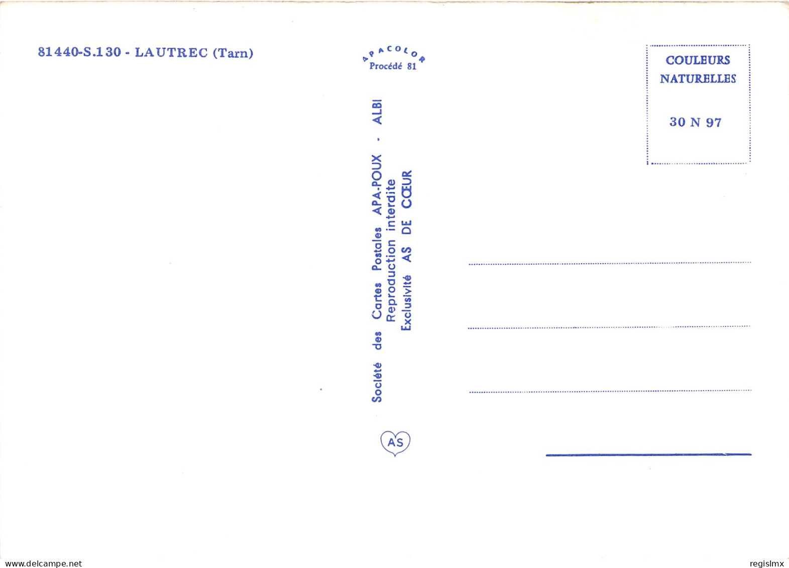81-LAUTREC-N°1030-A/0177 - Lautrec