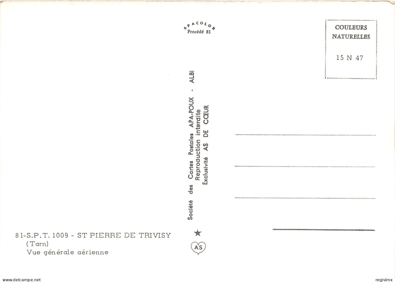 81-SAINT PIERRE DE TRIVISY-N°1030-A/0165 - Sonstige & Ohne Zuordnung