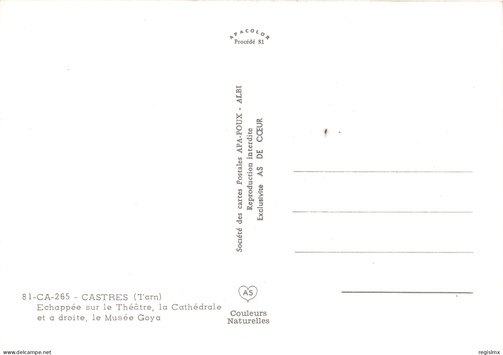 81-CASTRES-N°1030-A/0151 - Castres