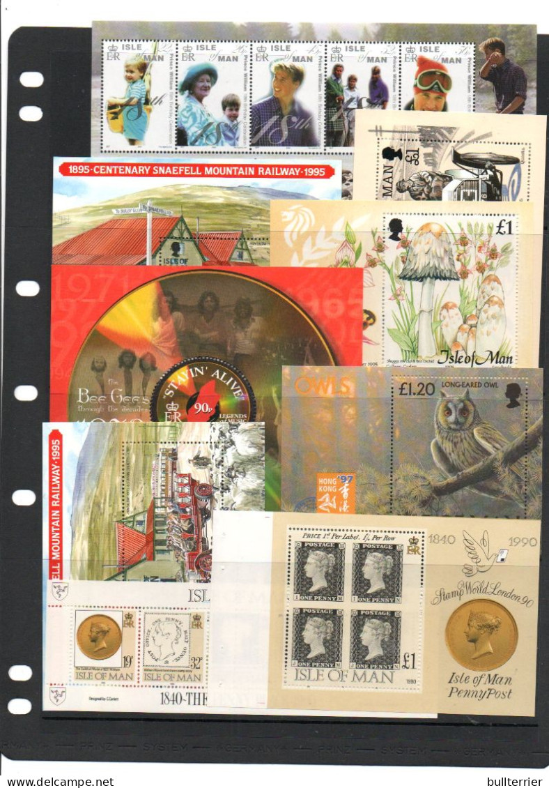 ISLE OF MAN - MNH Selections Of Sheetets Or S/sheets , Face Value =  £39+ - Man (Ile De)