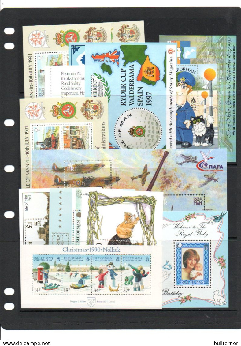ISLE OF MAN - MNH Selections Of Sheetets Or S/sheets , Face Value =  £39+ - Man (Ile De)