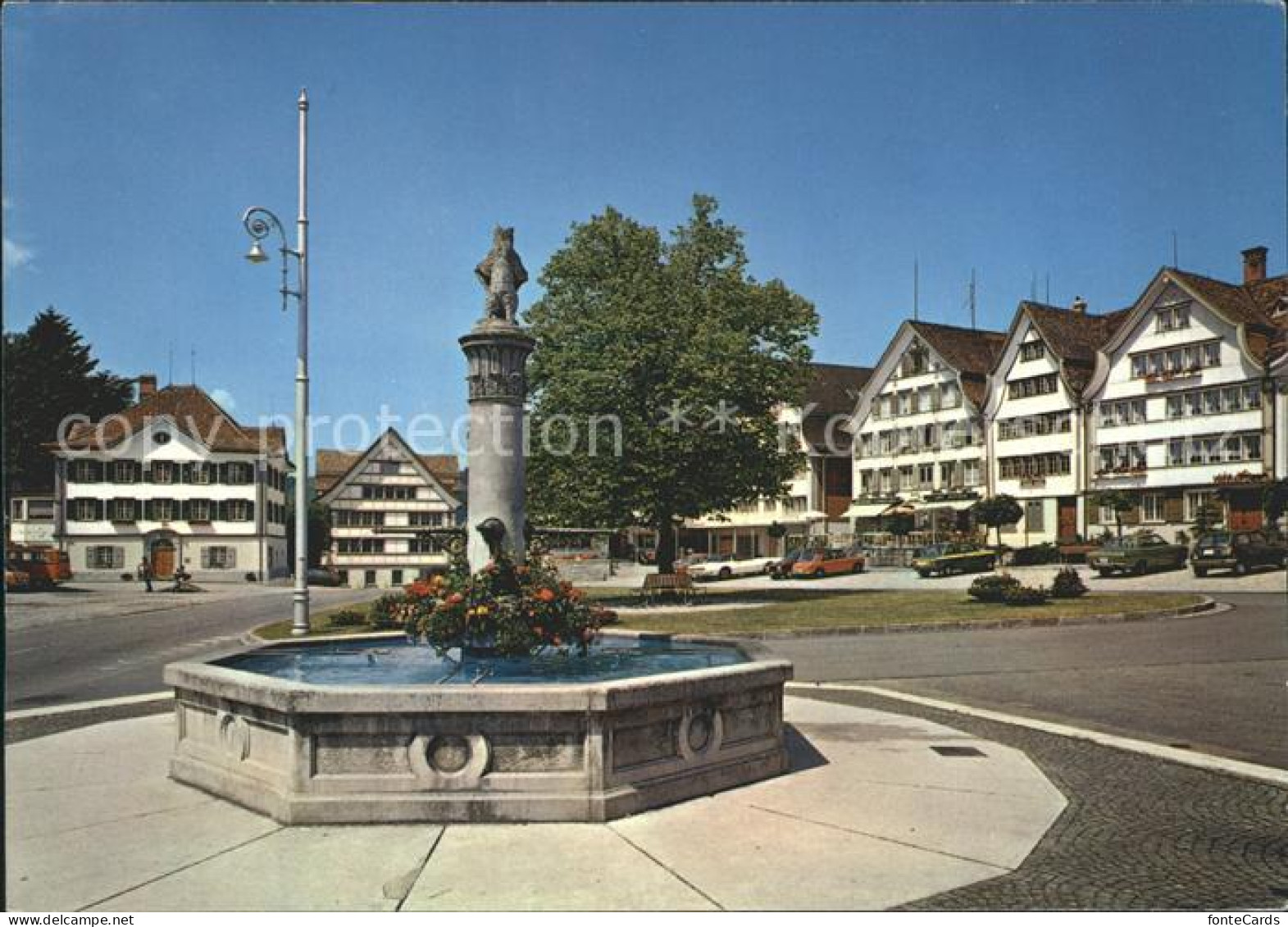 12271693 Gais AR Dorfplatz Brunnen  Gais - Other & Unclassified