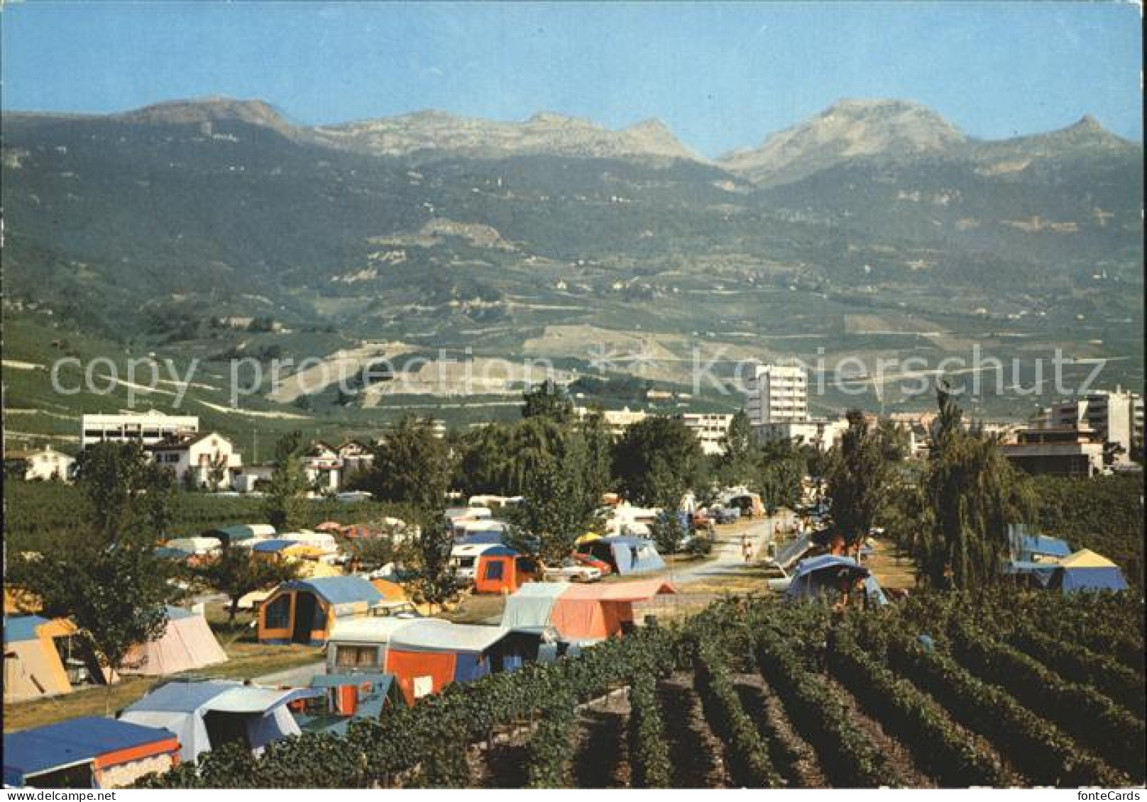 12271660 Sierre VS Camping Sierre-Ouest Ouvert De Paques Sierre - Other & Unclassified