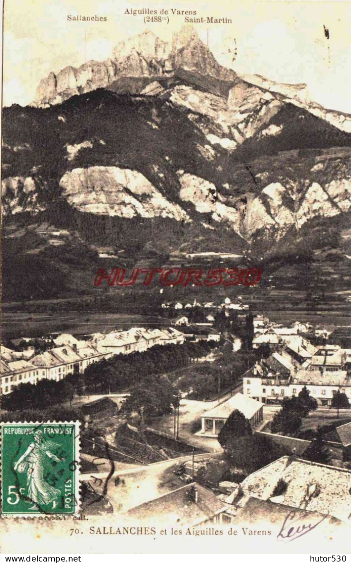 CPA SALLANCHES - HAUTE SAVOIE - LE VILLAGE - Sallanches