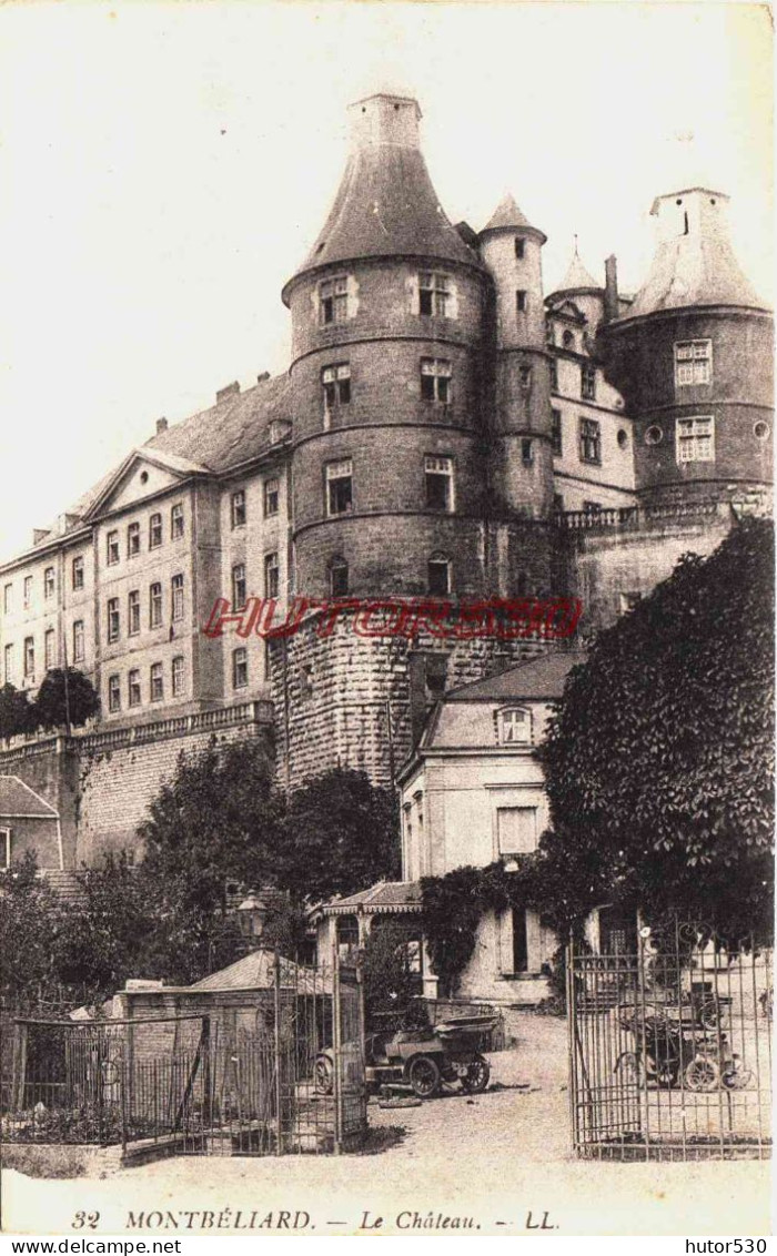 CPA MONTBELIARD - DOUBS - LE CHATEAU - Montbéliard