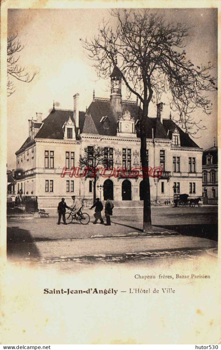 CPA SAINT JEAN D'ANGELY - CHARENTE MARITIME - L'HOTEL DE VILLE - Saint-Jean-d'Angely