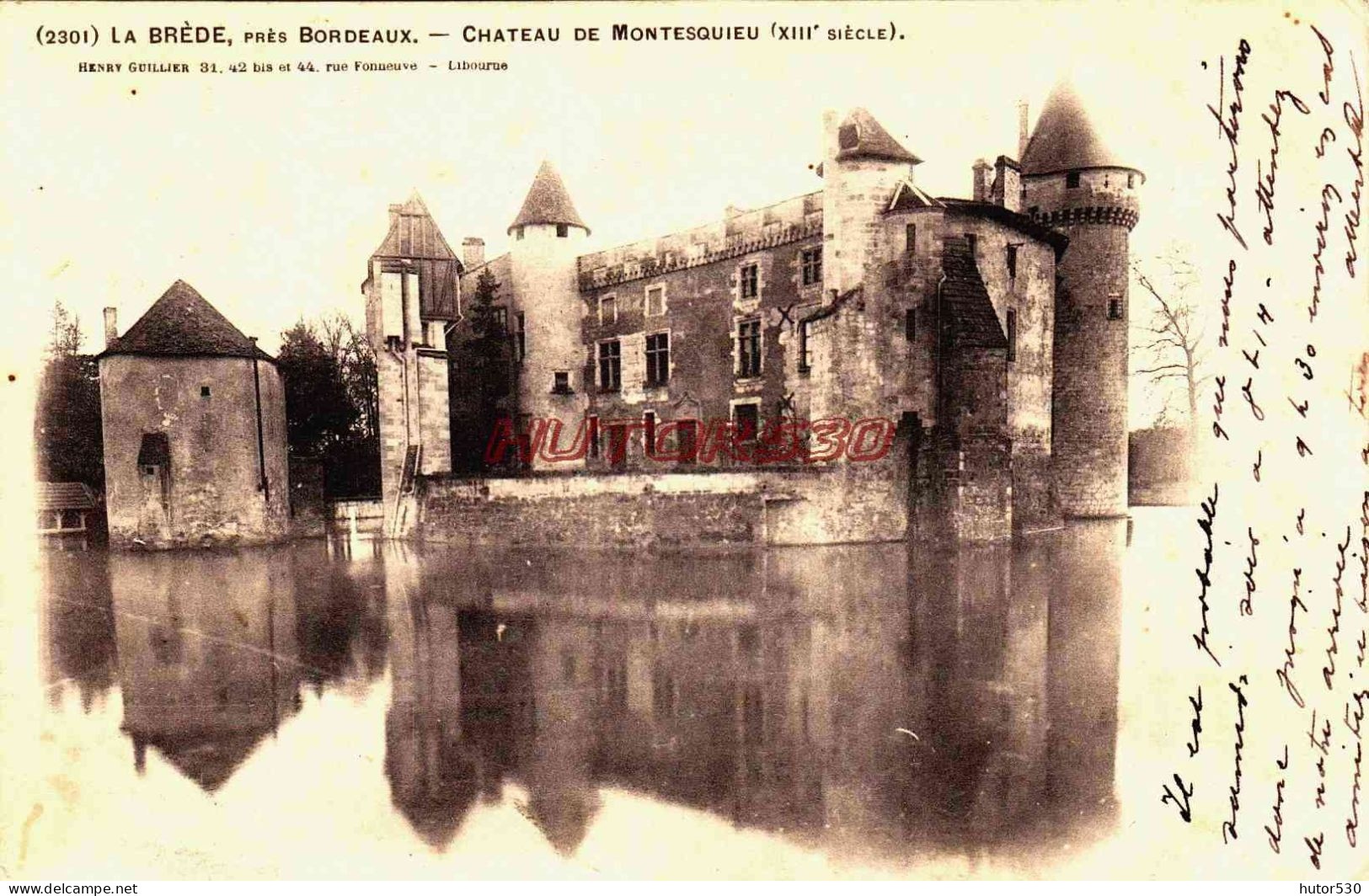 CPA LA BREDE - GIRONDE - CHATEAU DE MONTESQUIEU - Autres & Non Classés