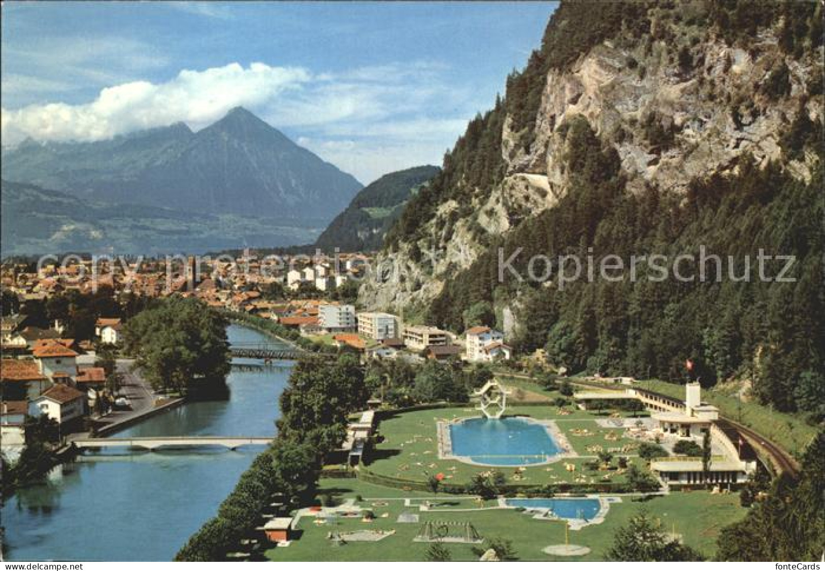 12271523 Interlaken BE Strandbad Mit Niesen Interlaken - Other & Unclassified