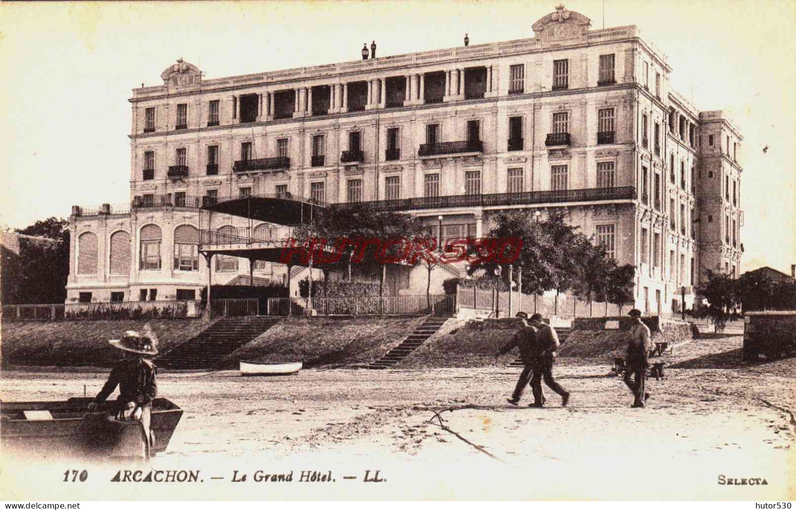 CPA ARCACHON - GIRONDE - LE GRAND HOTEL - Arcachon