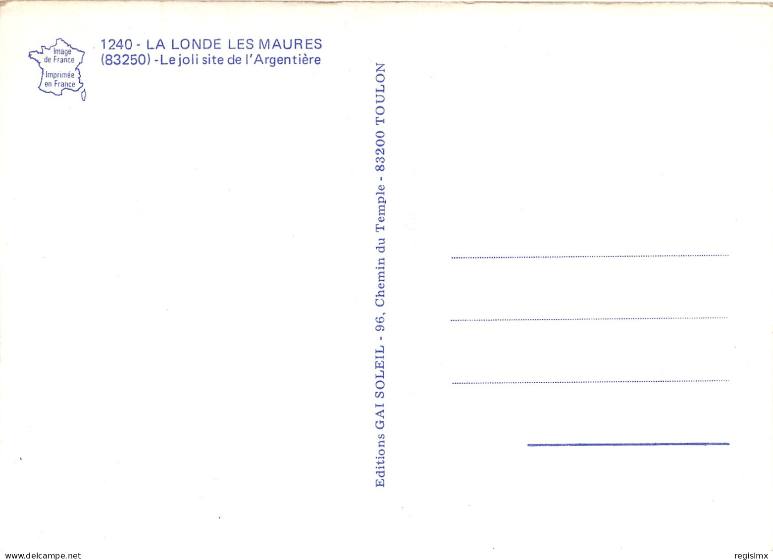 83-LA LONDE LES MAURES-N°1030-E/0275 - La Londe Les Maures
