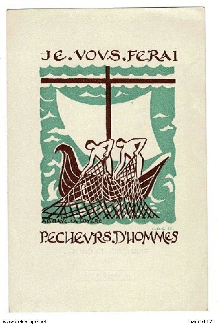 IMAGE RELIGIEUSE - CANIVET : François Laurent Prêtre , En 1954 , Lieu ? - France . - Religion & Esotericism