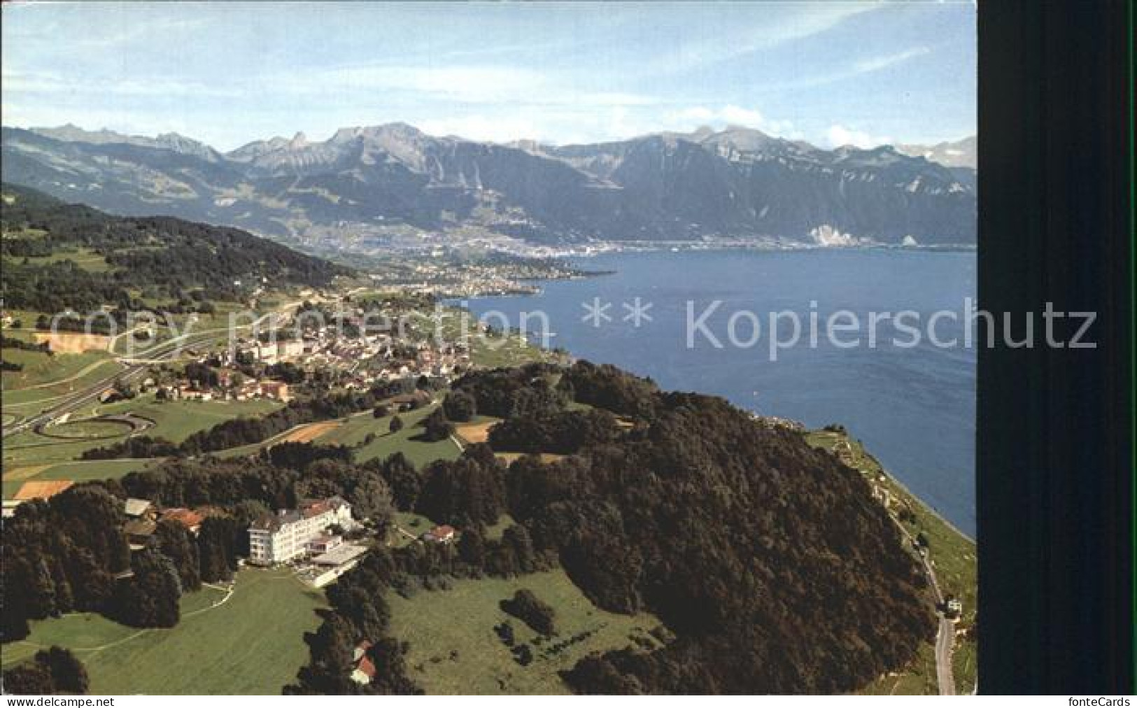 12270908 Puidoux Hotel Du Signal De Chexbres Lac Leman Alpes Vue Aerienne Puidou - Sonstige & Ohne Zuordnung