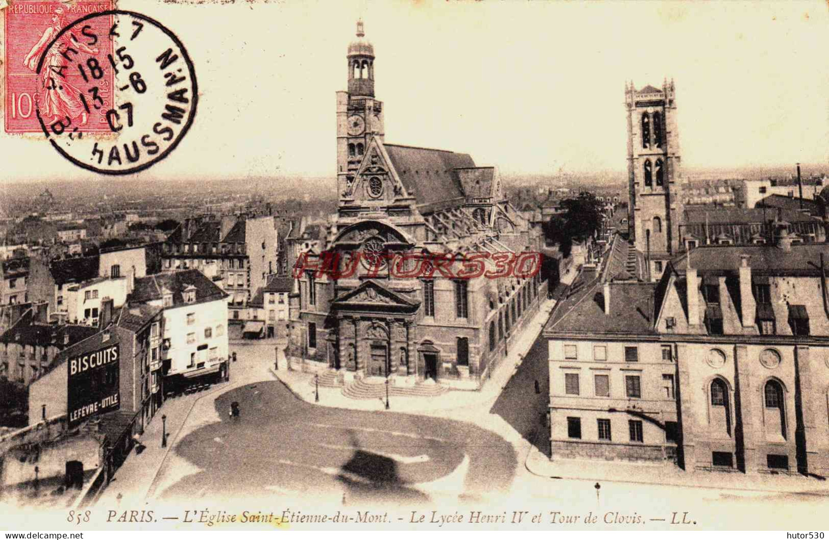 CPA PARIS - EGLISE SAINT ETIENNE DU MONT - Eglises