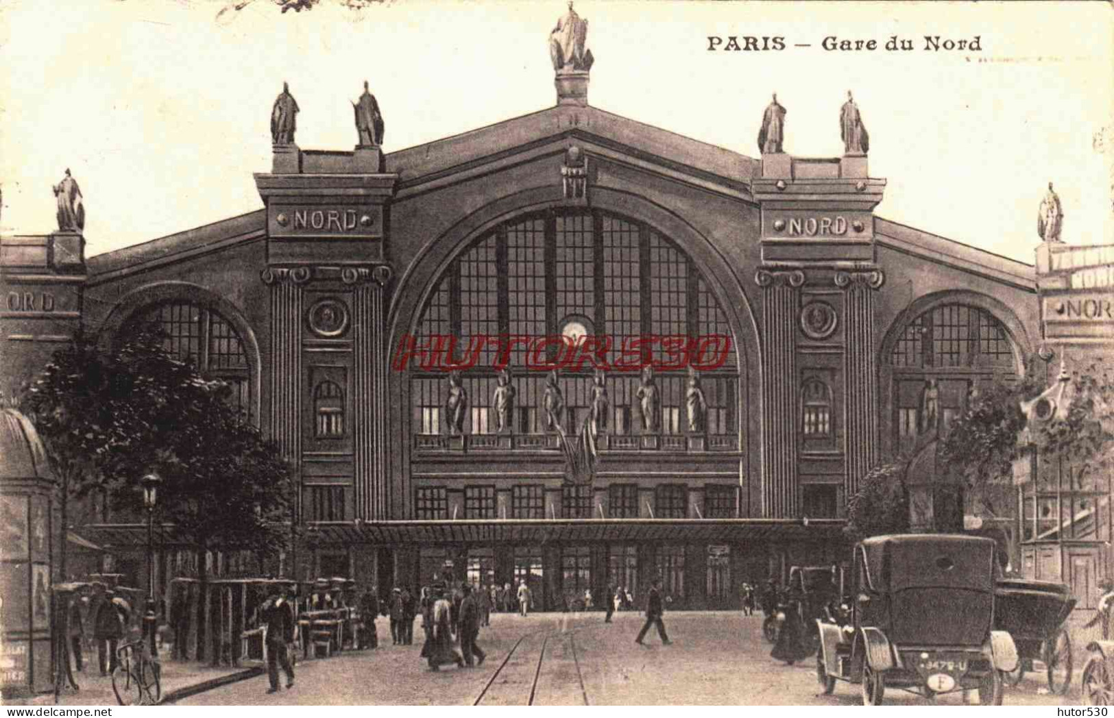 CPA PARIS - GARE DU NORD - Pariser Métro, Bahnhöfe