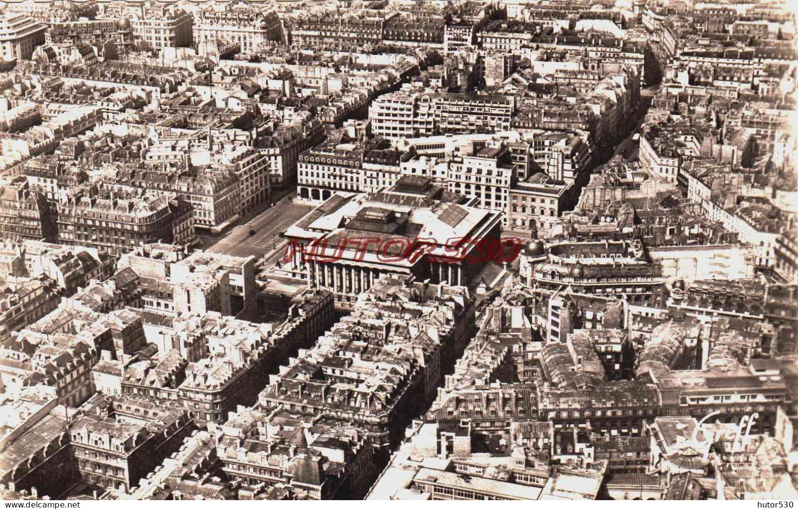 CPSM PARIS - VUE AERIENNE - LA BOURSE - Mehransichten, Panoramakarten
