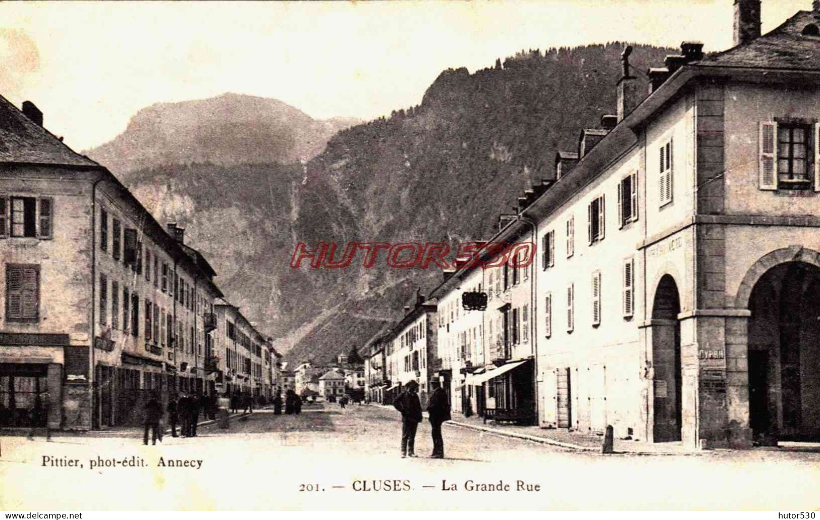 CPA CLUSES - HAUTE SAVOIE - LA GRANDE RUE - Cluses