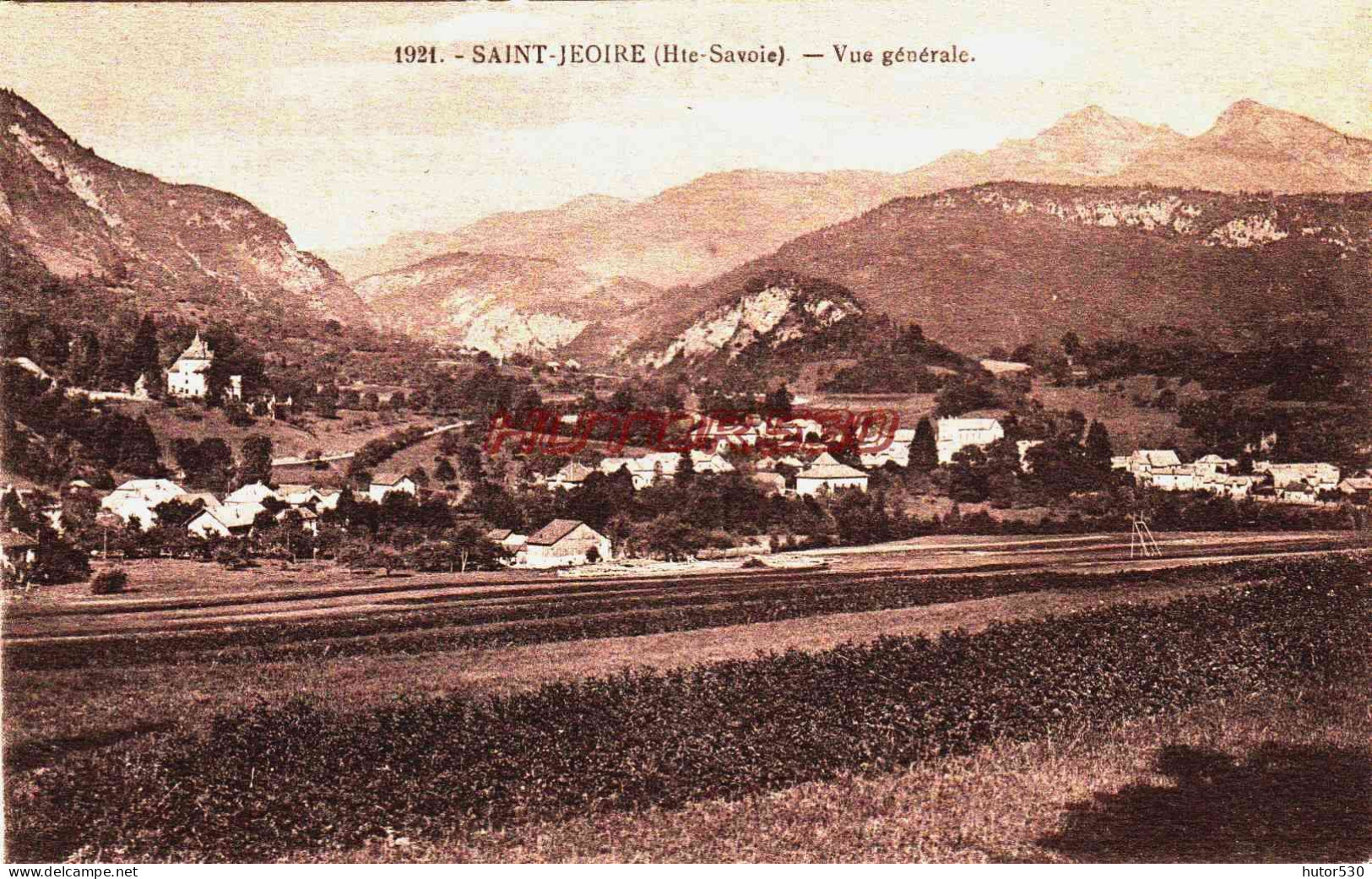 CPA SAINT JEOIRE - HAUTE SAVOIE - VUE GENERALE - Saint-Jeoire