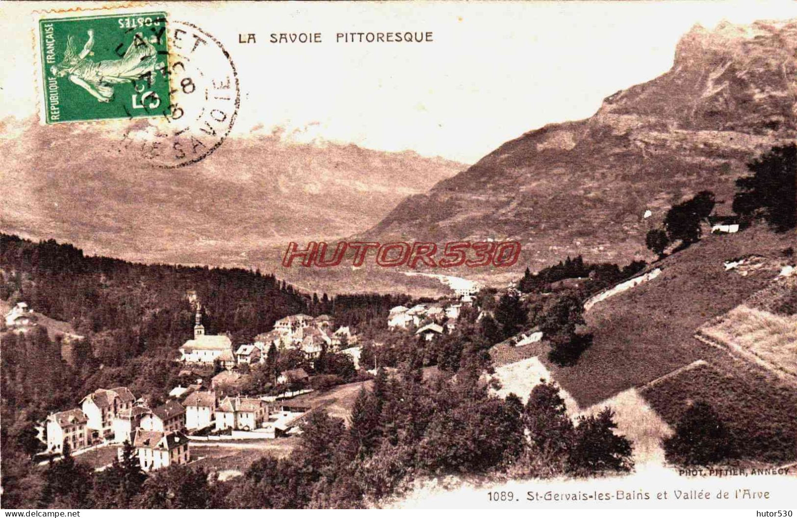 CPA SAINT GERVAIS LES BAINS - HAUTE SAVOIE - LA VALLEE DE L'ARVE - Saint-Gervais-les-Bains