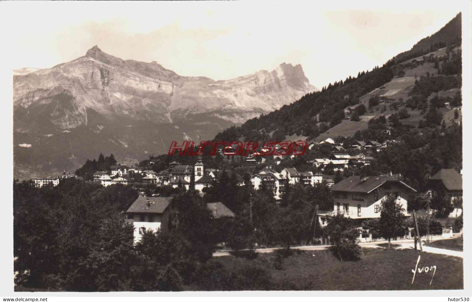 CPSM SAINT GERVAIS LES BAINS - HAUTE SAVOIE - VUE GENERALE - Saint-Gervais-les-Bains